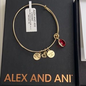NWT Alex and Ani Ruby Bracelet